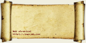 Jovanka Veljoglavac vizit kartica